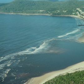 Aerial view, Noosa River mouth and Bar, Noosa Heads, 6 June 2008