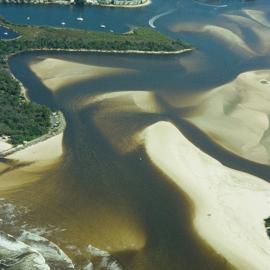 Aerial view, Noosa River mouth and Bar, Noosa Heads, 21 February 2008