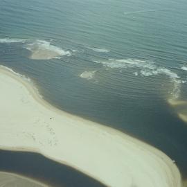 Aerial view, Noosa River mouth and Bar, Noosa Heads, 27 March 2008