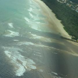 Aerial view, Noosa River mouth and Bar, Noosa Heads, 27 March 2008