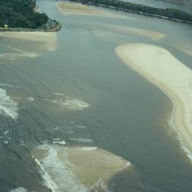 Aerial view, Noosa River mouth and Bar, Noosa Heads, 27 March 2008