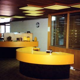 Circulation and Reference Desk, Noosa Library, Pelican Street, Tewantin, ca 1980