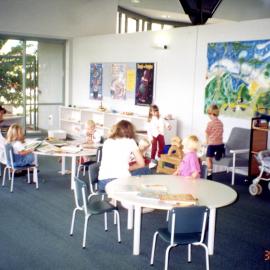 Children's area, Noosaville Library, Wallace Park, Noosaville, ca mid-1990s