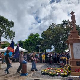 Wreath laying, ANZAC Day, 25 April 2025, Tewantin