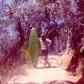 Dennis Lewis, Tea Tree Bay track, Noosa National Park, Noosa Heads, 1970s