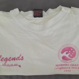 Competition T-shirt, Sunshine Coast Longboard Titles, 1995