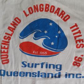 Competition T-shirt, Queensland Longboard Titles, 1998