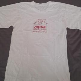 Competition T-shirt, swimwear, Logo, and top  Australian Womens Surfing Titles, South Australia,1991