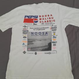 Competition T-shirt, Malibu Classic, Noosa Main Beach, Noosa Heads, 1992