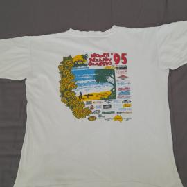 Competition T-shirt, Malibu Classic, Noosa Main Beach, Noosa Heads, 1995