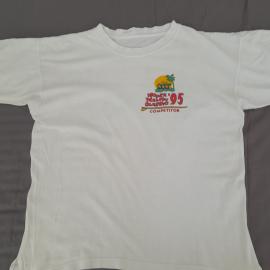 Competitor T-shirt, Malibu Classic, Noosa Main Beach, Noosa Heads, 1995