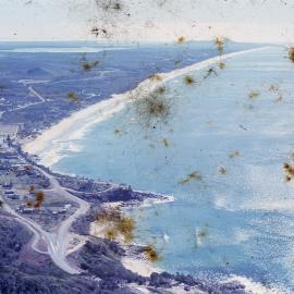 Aerial view north, Point Arkwright to Noosa National Park