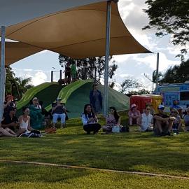 Audience, Remembrance Day, Looking Forward to Peace Event, Tewantin-Noosa RSL Memorial Park, Tewantin, 11 November 2018