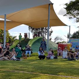 Audience, Remembrance Day, Looking Forward to Peace Event, Tewantin-Noosa RSL Memorial Park, Tewantin, 11 November 2018