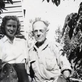 Joan and William Risley, Pinbarren, 20 May 1955