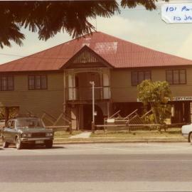Dwelling and business prior to removal, 101 Poinciana Avenue, Tewantin, 10 January 1986