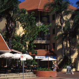 Ocean Breeze Resort and businesses, Noosa Heads, ca 1990s