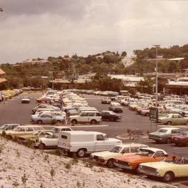 Car park, Noosa Fair Shopping Centre, Noosa Junction, Noosa Heads, 1980s