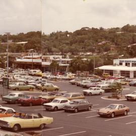 Car park, Noosa Fair Shopping Centre, Noosa Junction, Noosa Heads, 1980s