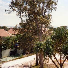 Rear view, Ocean Breese Resort, Noosa Heads, 27 November 1987