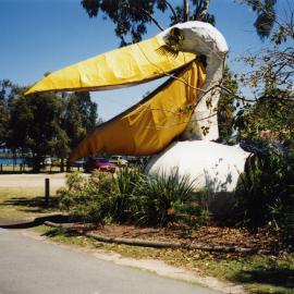 Pete the Pelican, Pelican Boat Hire, 180 Gympie Terrace, Noosaville, 1990s