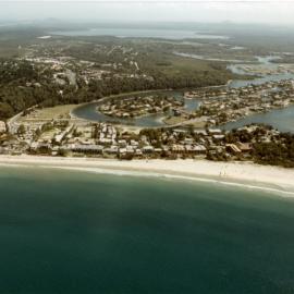 Aerial view, Noosa Heads, ca 1990s