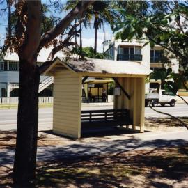 Bus stops, cnr Gympie Terrace and James Streets, ca 1990s