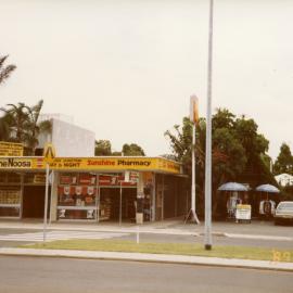Businesses, Sunshine Beach Road, Noosa Junction, Noosa Heads, 28 January 1987