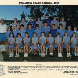 Class Photo, Grade 6D, Tewantin State School, Tewantin, 1990
