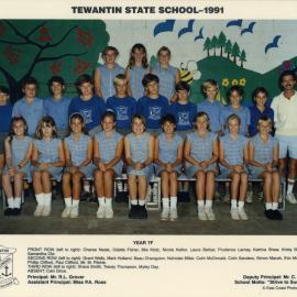 Class Photo, Grade 7F, Tewantin State School, Tewantin, 1991