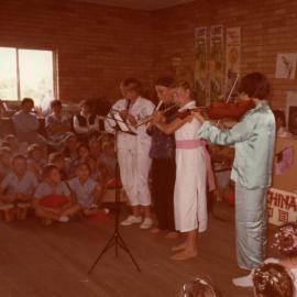 Chinese music presentation, Tewantin State School students, Tewantin