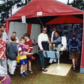 Fete, fishing stall, 125 years Anniversary, Tewantin State School, Tewantin, 2000
