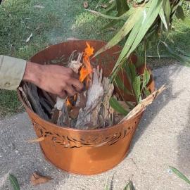 Smoking ceremony, Kabi Kabi Commitment Signing, Noosa Council Chambers, Tewantin, 19 September 2024