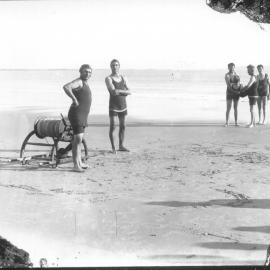 Drill, Noosa Heads Life Saving Club, Noosa Main Beach, Noosa Heads, 1930
