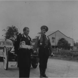World War II procession participants, Pomona, ca 1940