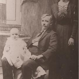 Edie, Herbert and Allan Page (r-l), Pomona, ca 1913