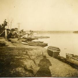 Boat hire, Munna Point, Noosaville, ca 1920s