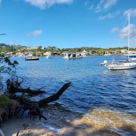 Anchored peacefully, Noosa River, Noosa Heads, 28 June 2025