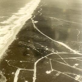 Aerial view, Sunshine Beach, early 1960s