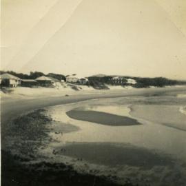Exposed rocks, Noosa Main Beach, 30 July 1948 