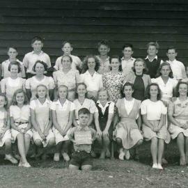 Class Photo, Grades 6 - possibly 7, Tewantin State School, Tewantin, 1950
