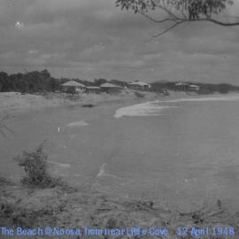 Buildings, Noosa Main Beach, Noosa Heads, 12 April 1948