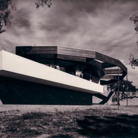 Exterior, 'The Benjamin House', Deakin, Canberra, ca 1956-57