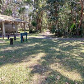 Day area, Harry's Hut, Cooloola Recreation Area, Great Sandy National Park, Como, 10 September 2025