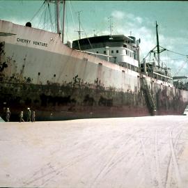 Cherry Venture, Teewah Beach, Noosa North Shore, mid 1970s
