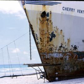 Cherry Venture, Teewah Beach, Noosa North Shore, mid 1970s