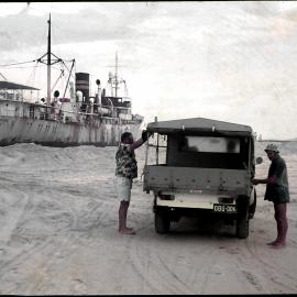 Cherry Venture, Teewah Beach, Noosa North Shore, mid 1970s