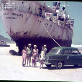 Cherry Venture, Teewah Beach, Noosa North Shore, mid 1970s