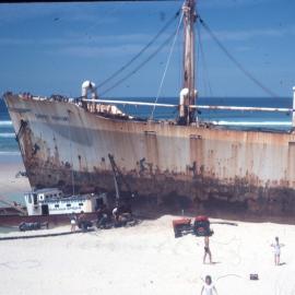 Cherry Venture, Teewah Beach, Noosa North Shore, mid 1970s