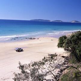 Beachgoers, Noosa North Shore, ca 1990s